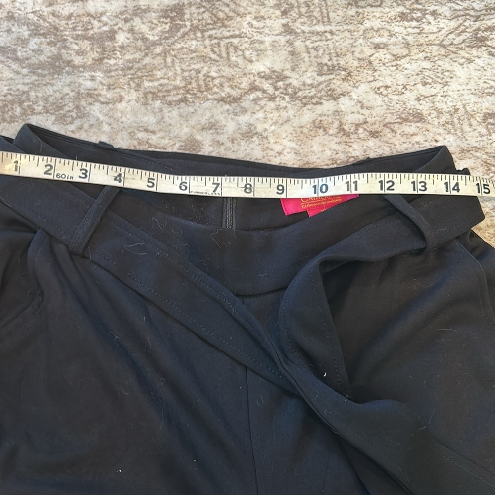 Catherine Malandrino Black Wide Leg Pants new with tags size 10 13-14 inch waist - Picture 5 of 5